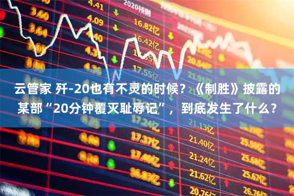 云管家 歼-20也有不灵的时候？《制胜》披露的某部“20分钟覆灭耻辱记”，到底发生了什么？